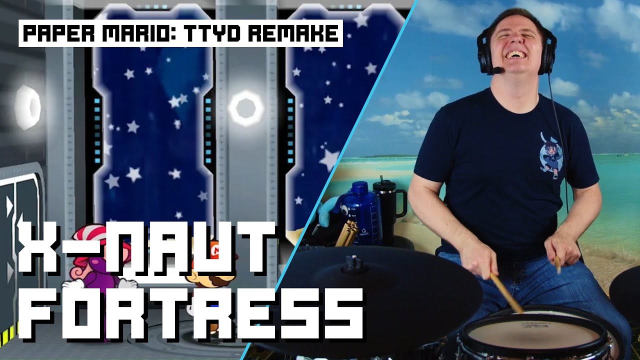 X-Naut Fortress From Paper Mario: The Thousand Year Door Remake On Drums!