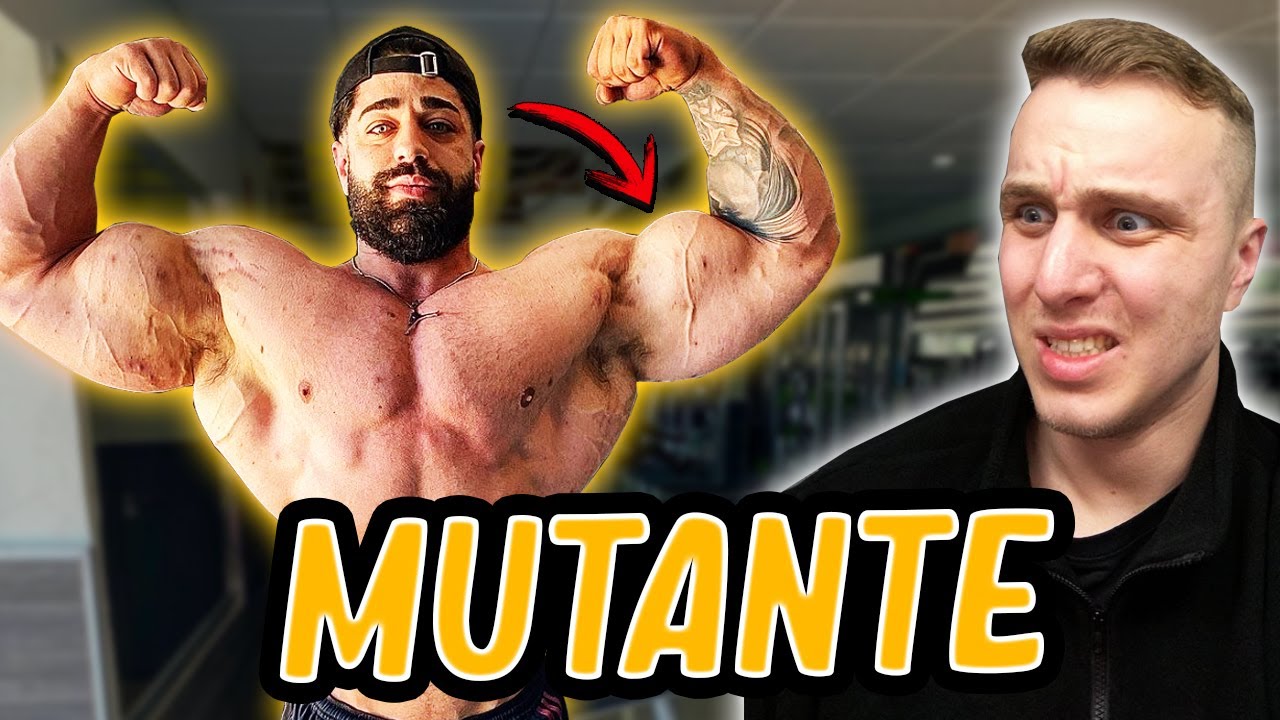Este culturista tiene los brazos más grandes *está gigante*