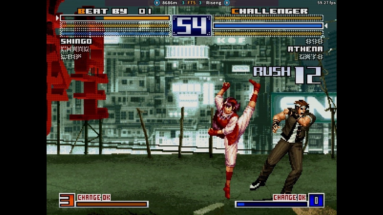 fightcade 2 kof 2003 8686m (Brazil) vs Riseng (Mexico)