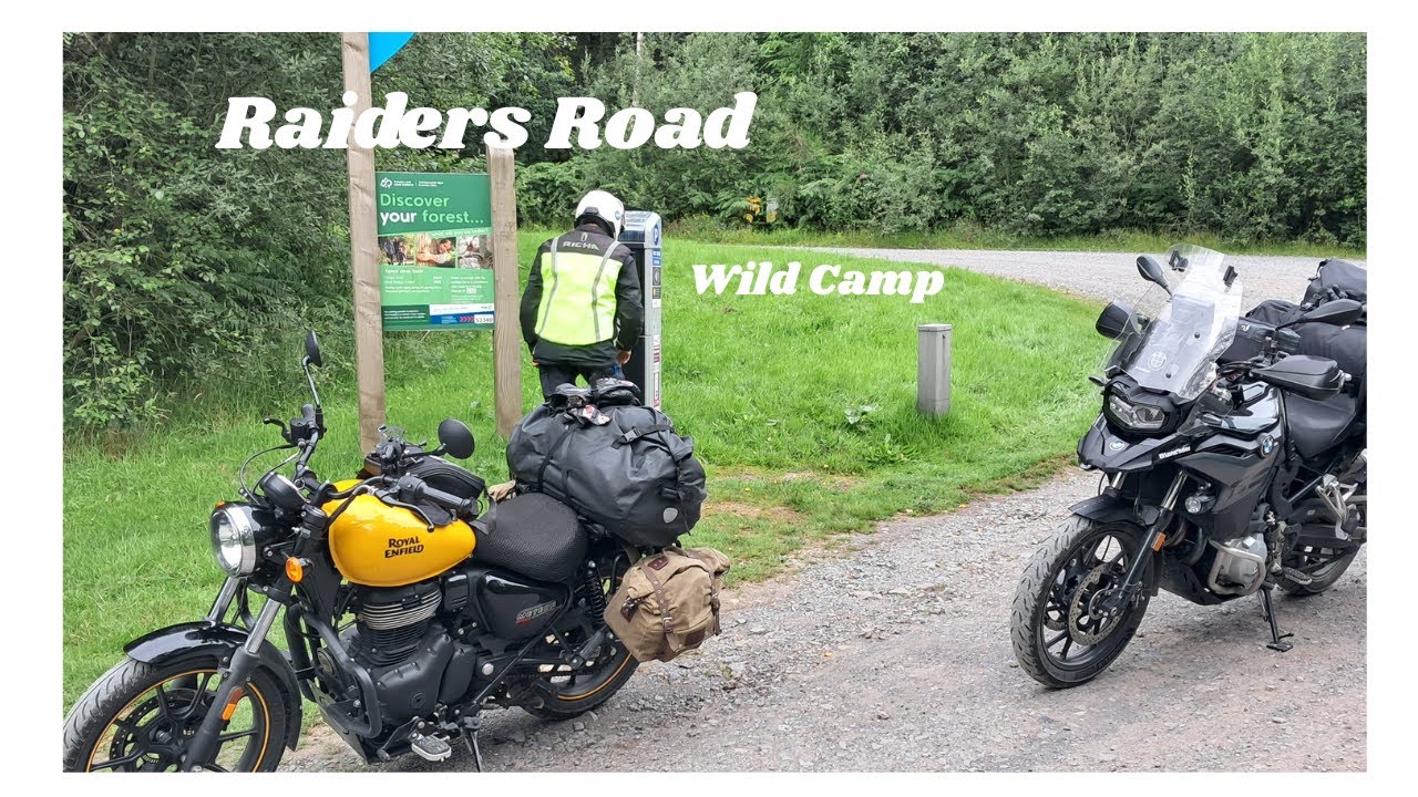 Wild Camping On The Raiders Road In Galloway Scotland #royalenfieldbikes
