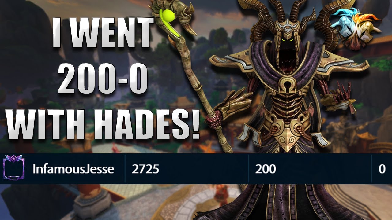 So I Went 200-0 With Hades In Duel... - Grandmasters Ranked Duel - SMITE