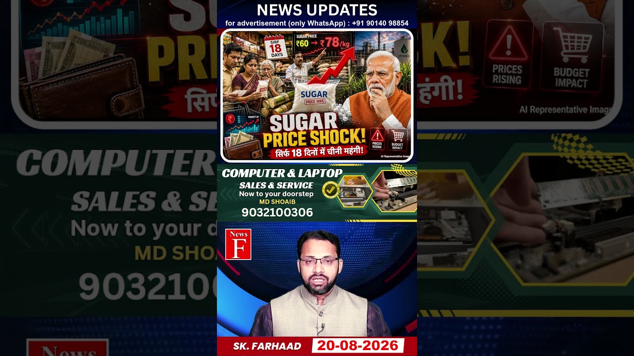 Sugar Prices Explode! - चीनी की कीमतों ने बढ़ाई हर घर की चिंता!