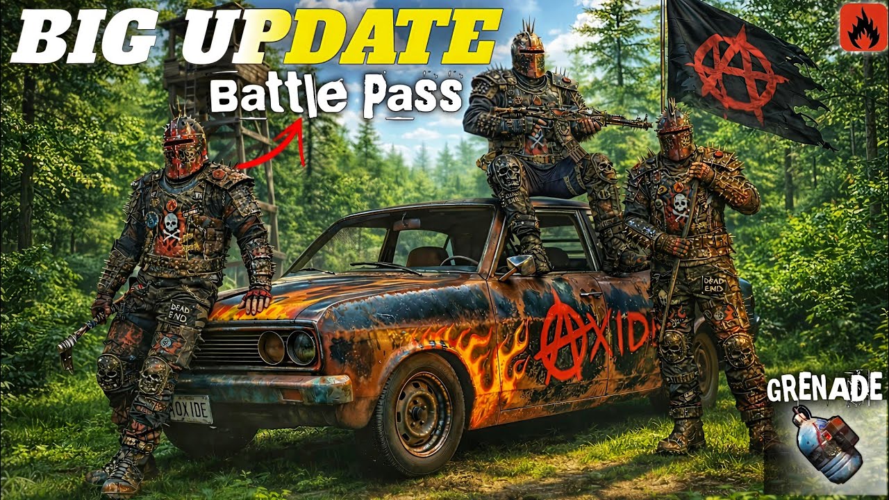 OXIDE UPDATE || Battle Pass, NPCs, Watch Tower Granade 🔥#oxide #update 