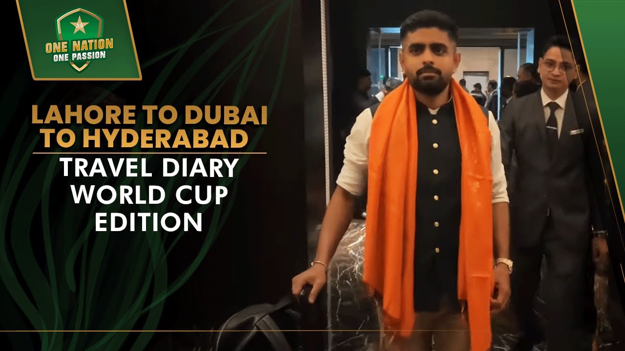 Lahore ➡️ Dubai ➡️ Hyderabad | Travel Diary World Cup Edition ✈️🏆| PCB | MA2A