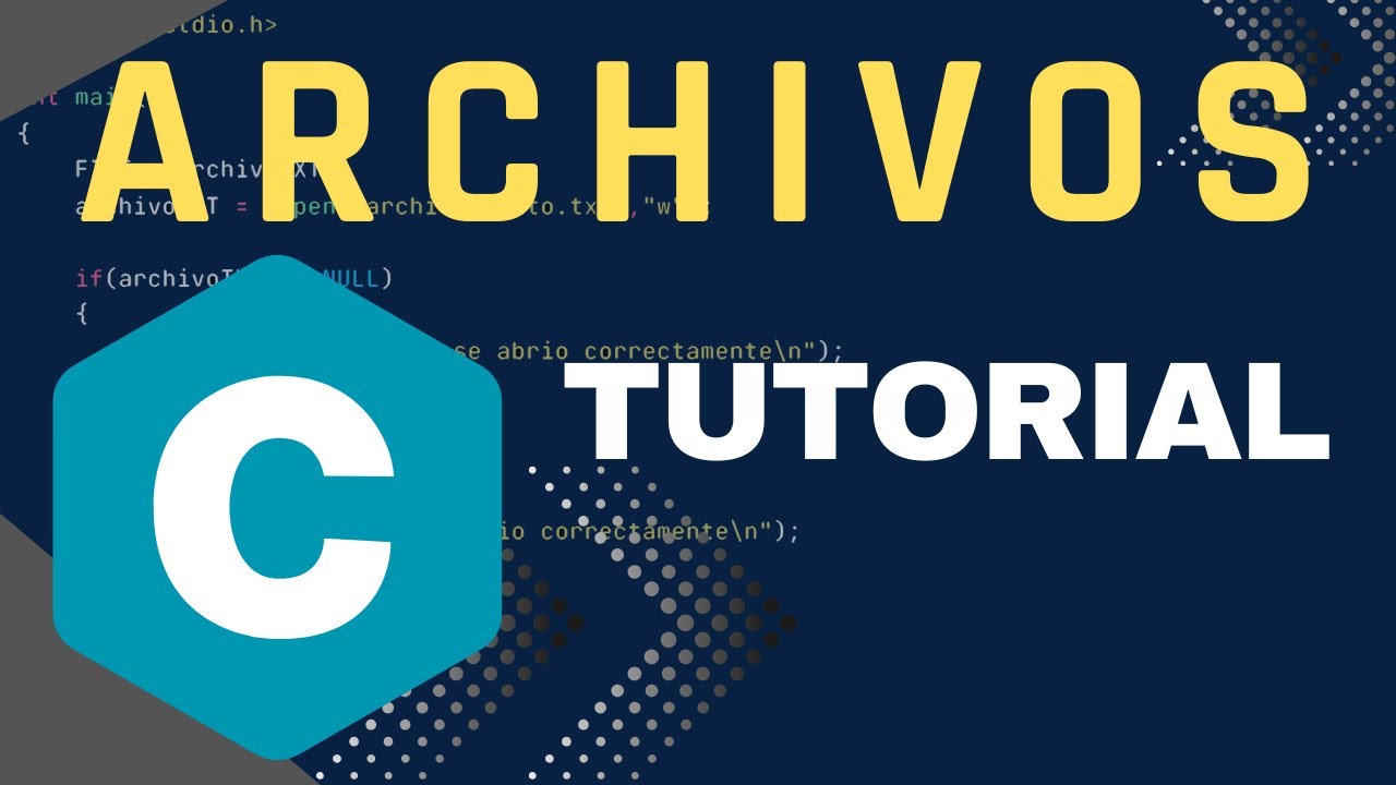 Programación en C: Manejo de archivos | Intro y pasos básicos