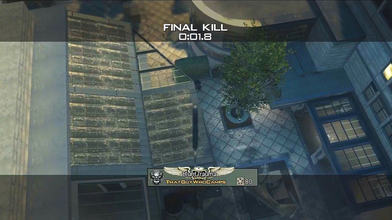 MW3 First Ever Cross Map Throwing Knife Game Winning Killcam and Clutch FAIL