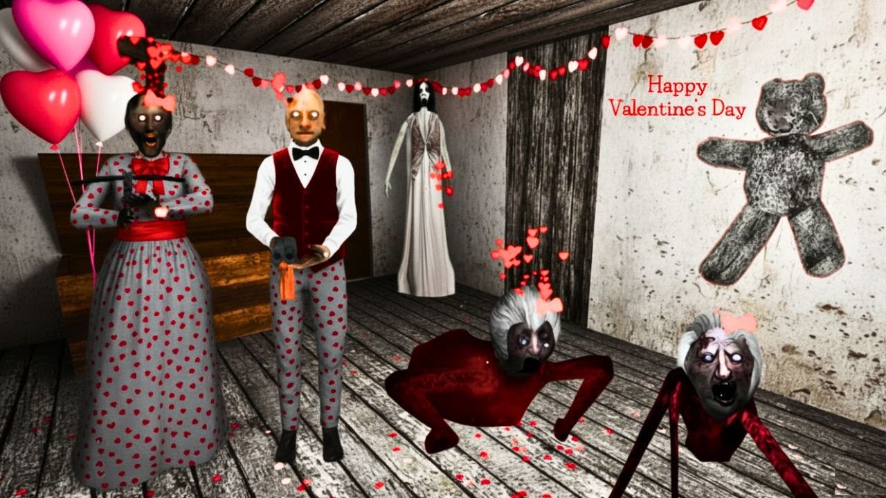 Valentineday Theme Robot Escape With Love Teddy PC Granny Legacy   Full Gameplay