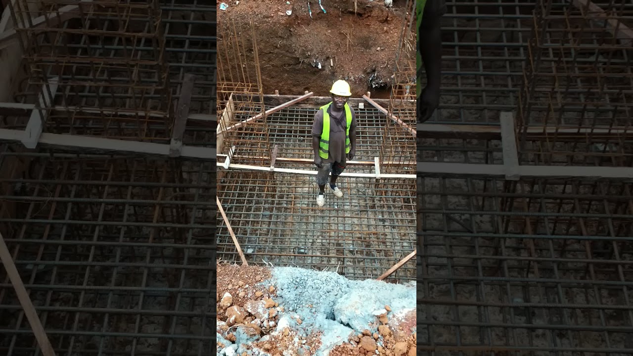 ferraillage d'un radi&eacute; semelle double.