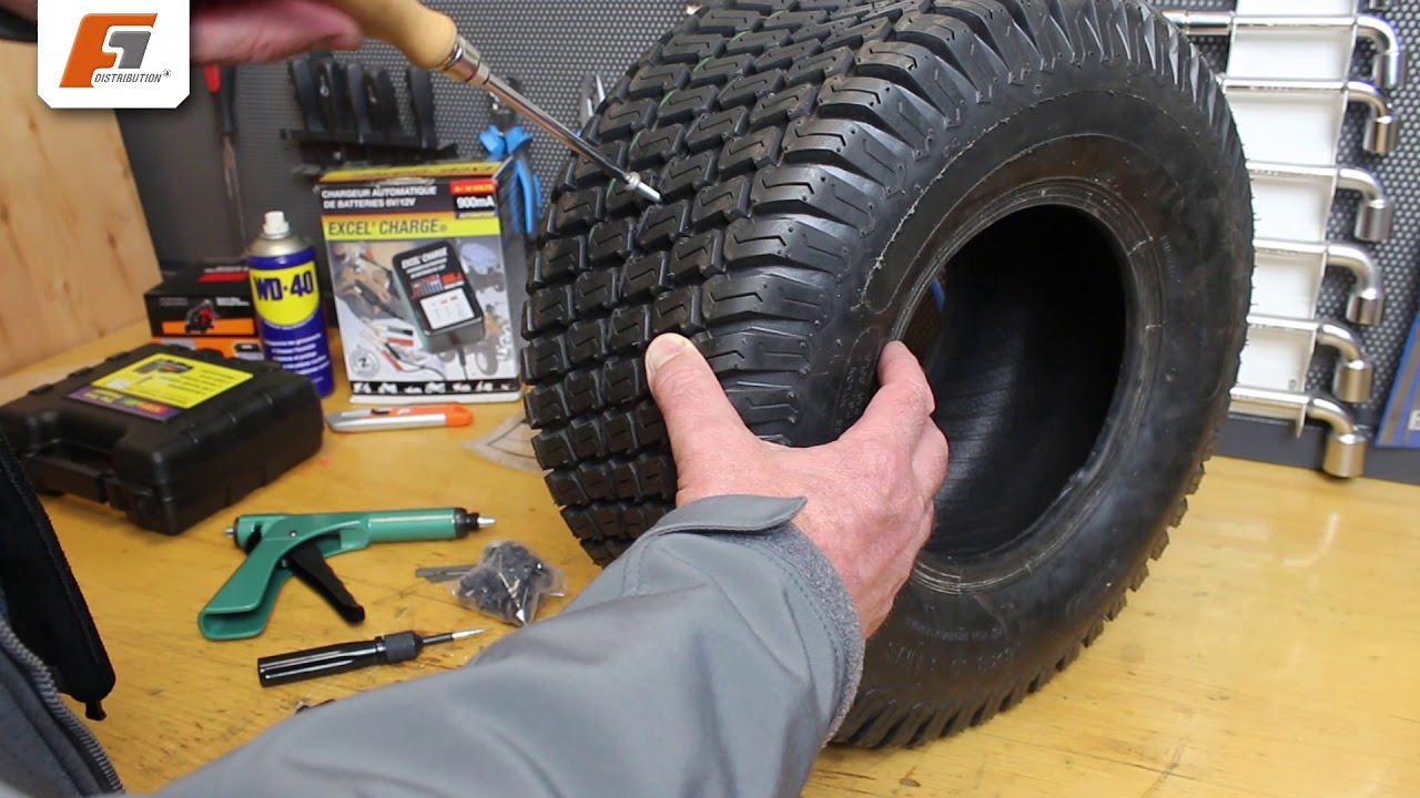 Comment réparer un pneumatique tubeless