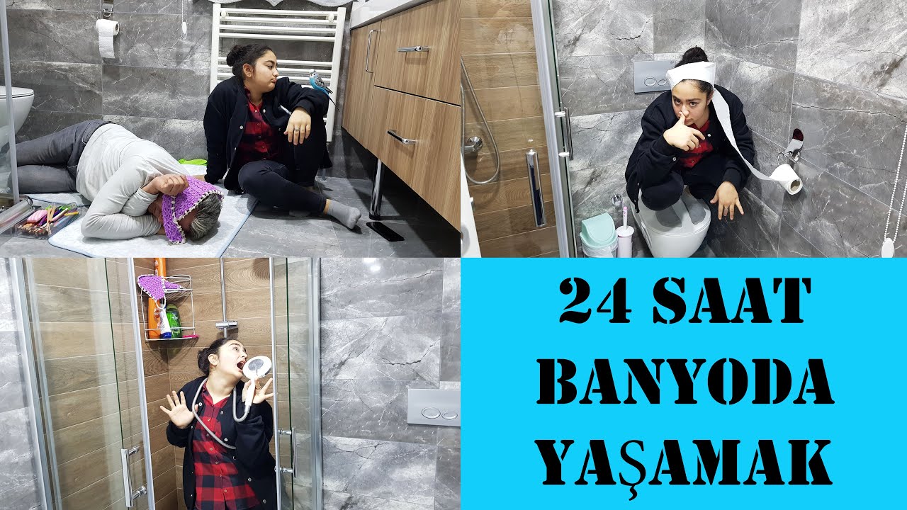 24 SAAT !!! PAŞA İLE BİRLİKTE BANYODA 24 SAAT YAŞAMAK / SÜHEYLA KAFAYI YEDİ