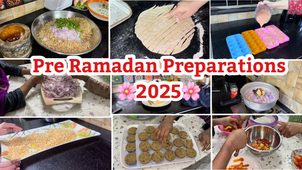 Ramadan Preparation 2025|Make And Freeze Ramadan Recipes|Pre Ramadan Food Prep|Useful Tips & Tricks