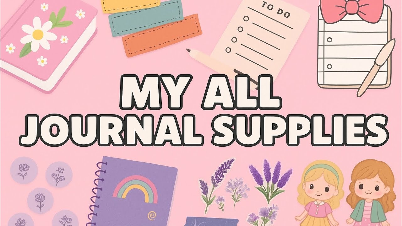 My Homemade Journal Supplies Collection | Unboxing my  Homemade Journal Supplies Collection