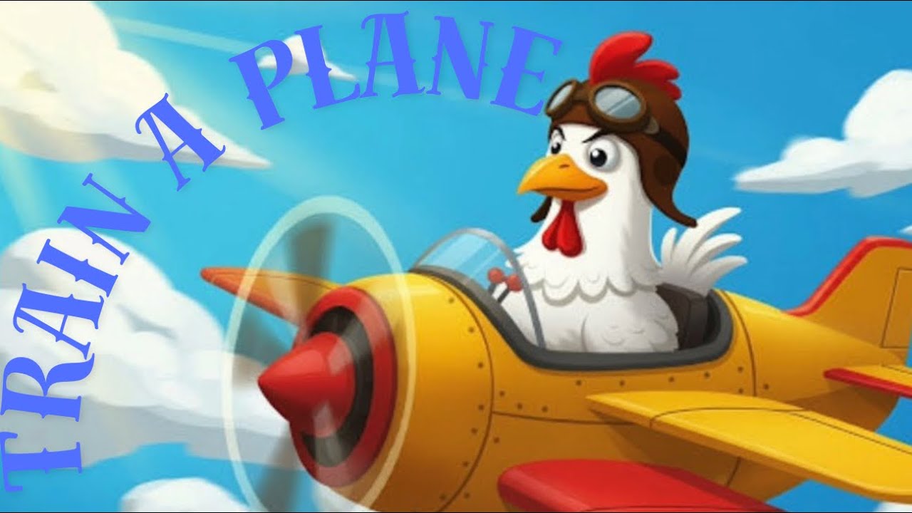 Can a CHICKEN actually FLY PLANES in train a plane???