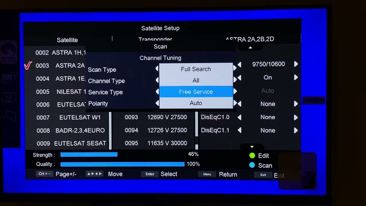 How to scan both digital and satellite television together without calling an installer