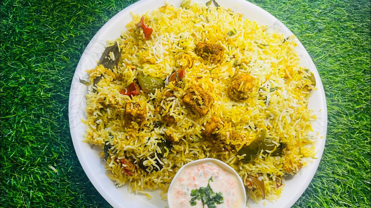 Village Style Paneer Biryani Recipe in Telugu |Step by Step Full Recipe in Telugu||paneer biryani 