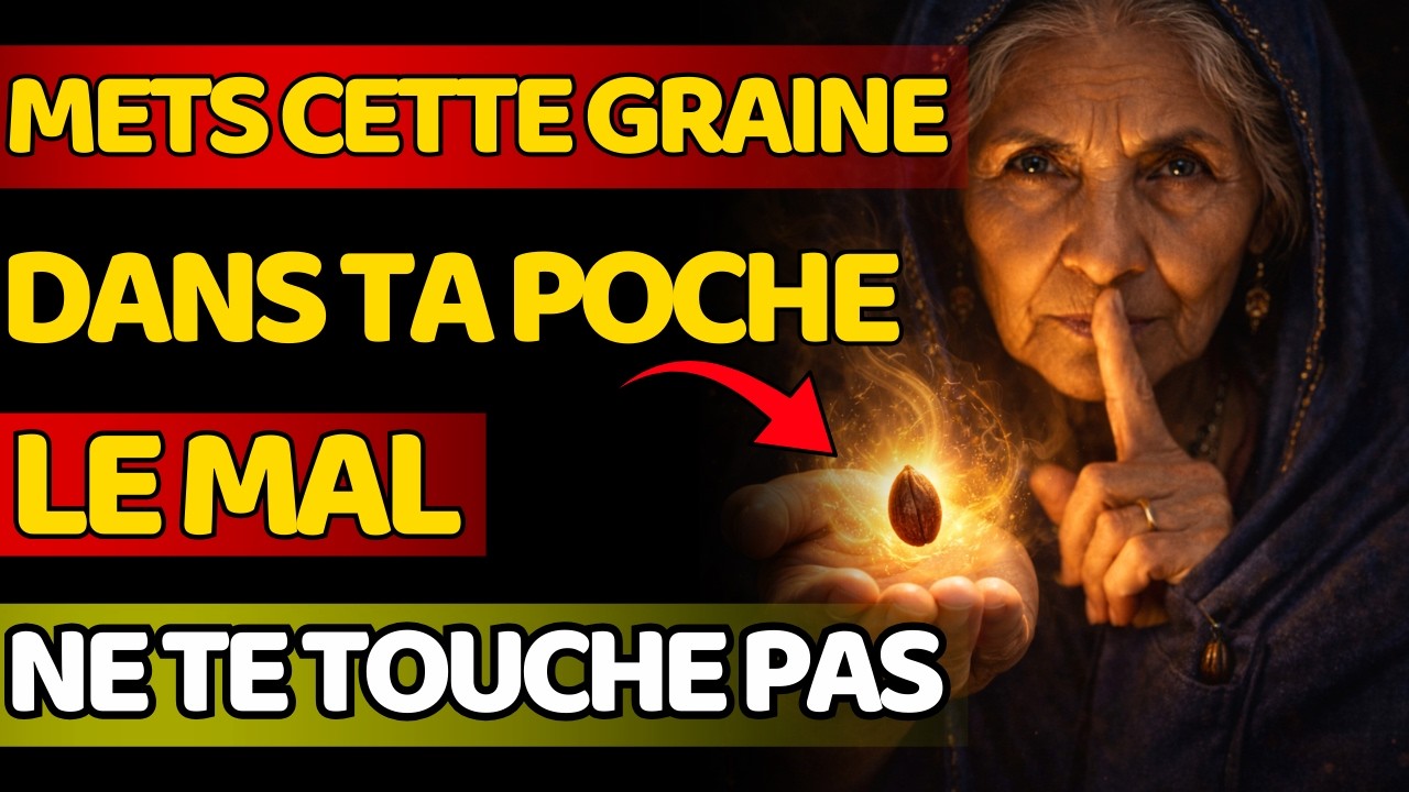 Garde CETTE GRAINE dans ta POCHE et le MAL cessera de t’atteindre | Sagesse bouddhiste
