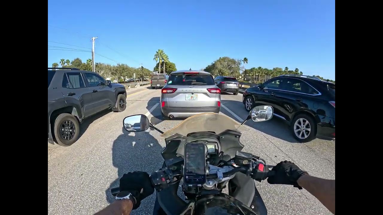 rinding home from the gym