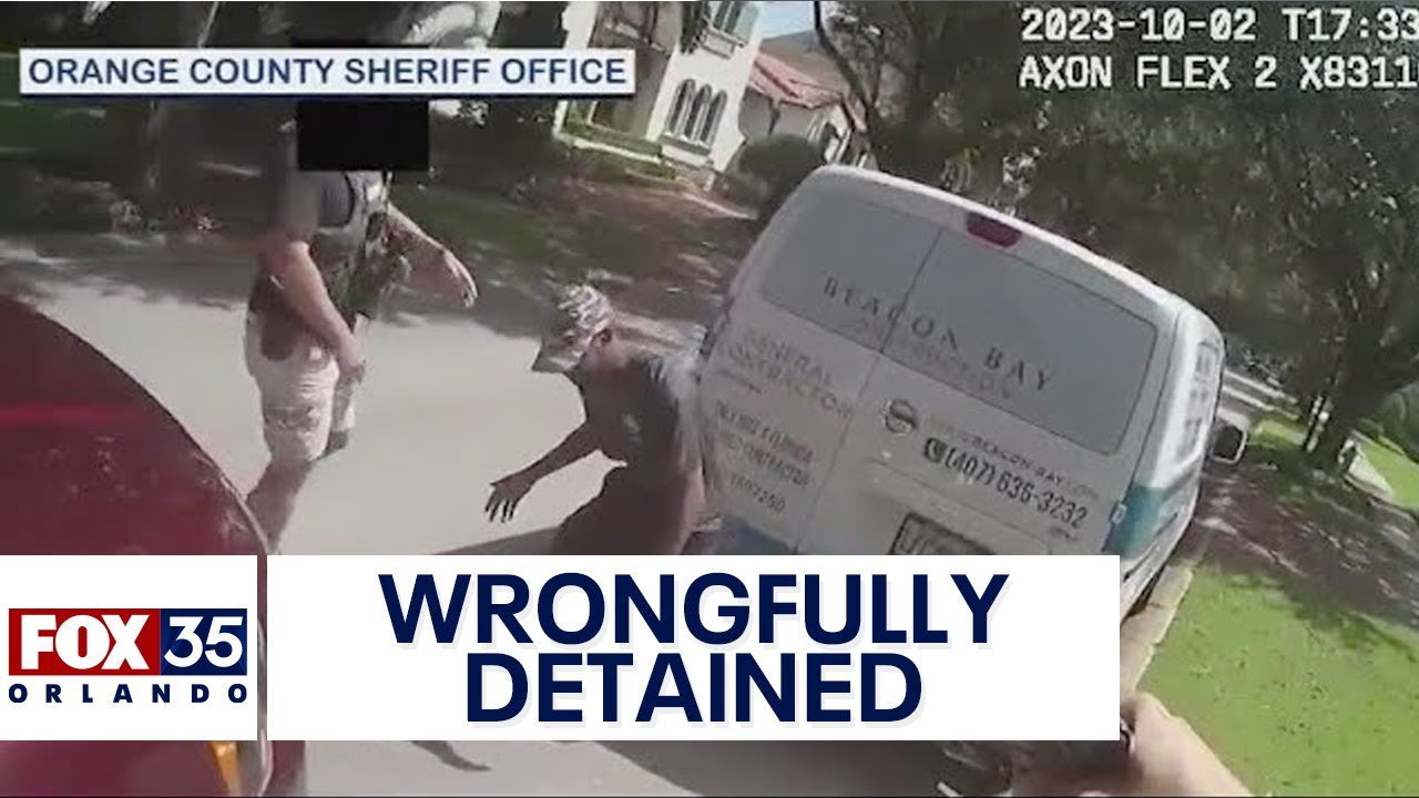 Body camera footage shows Florida deputies pointing guns, detaining wrong man