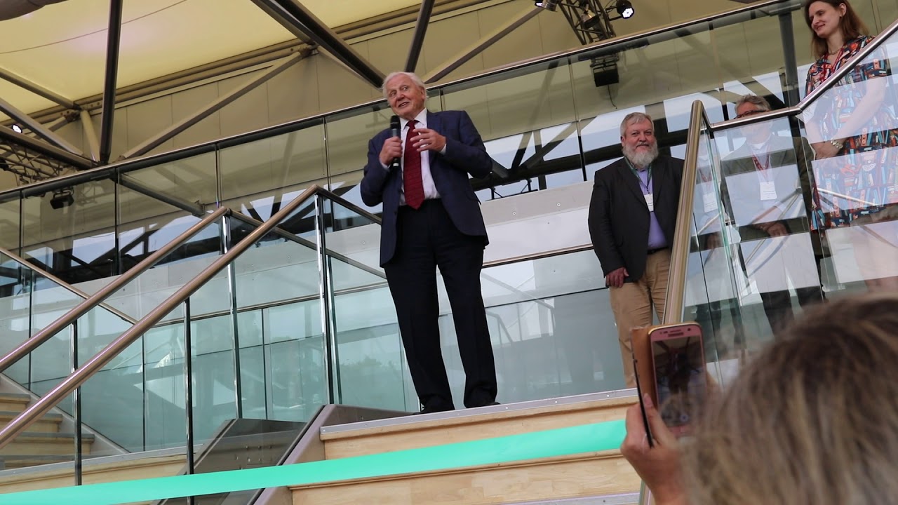 Sir David Attenborough - ABA Rare Book Fair London 24 May 2018.