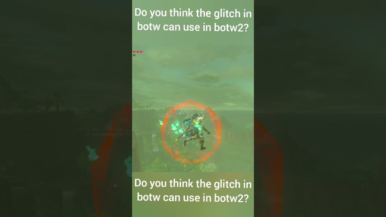 do u think the glitch in botw can use in botw2? #botw #botwshorts #botw2  #shorts