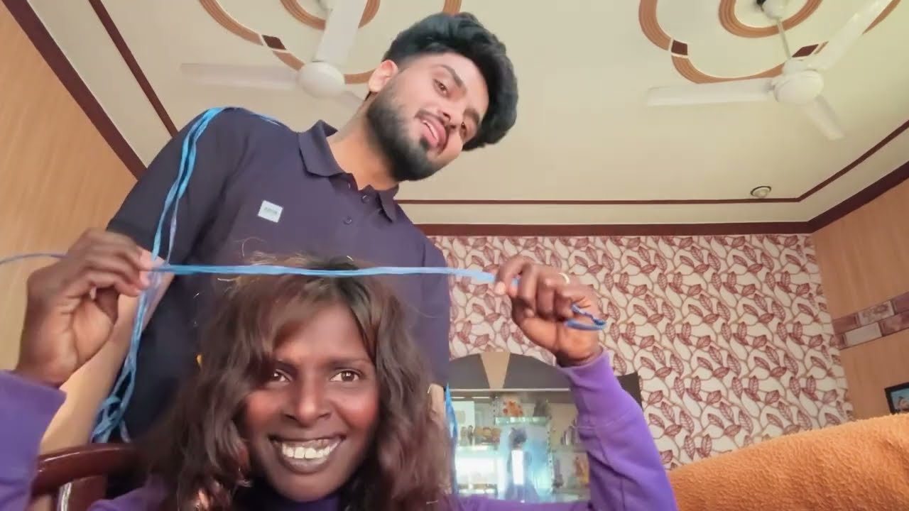 Ghar ke waste samaan se raju ki styling 😂😍 || raju didi || parnaj randhawa
