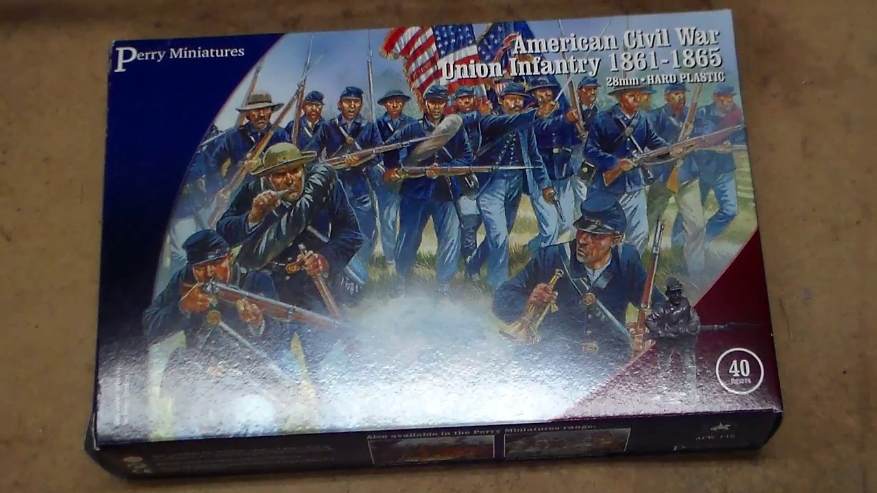 Unboxing Perry Miniatures Union Infantry