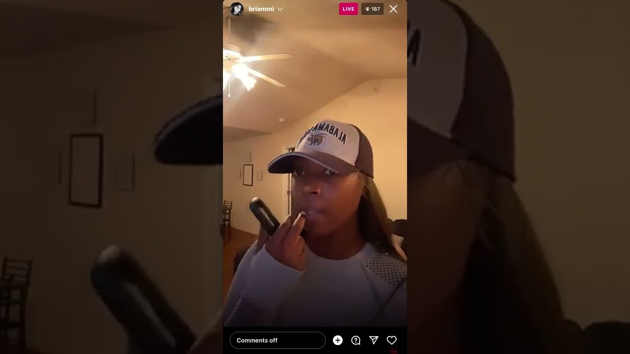 Former ASU Stingette Captain Brianni throwing counts on IG Live 11/28/22 🔥