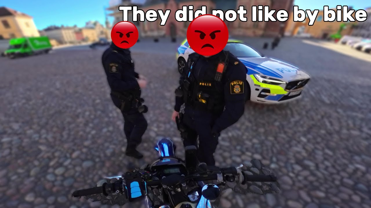 Пойман полицией на моем НЕЗАКОННОМ СУПЕРМОТО