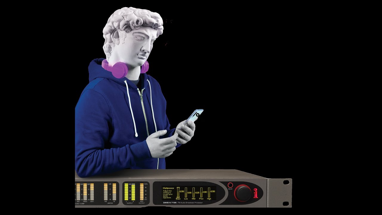 DAVID IV 719N Procesador de Audio FM/HD Radio - Español