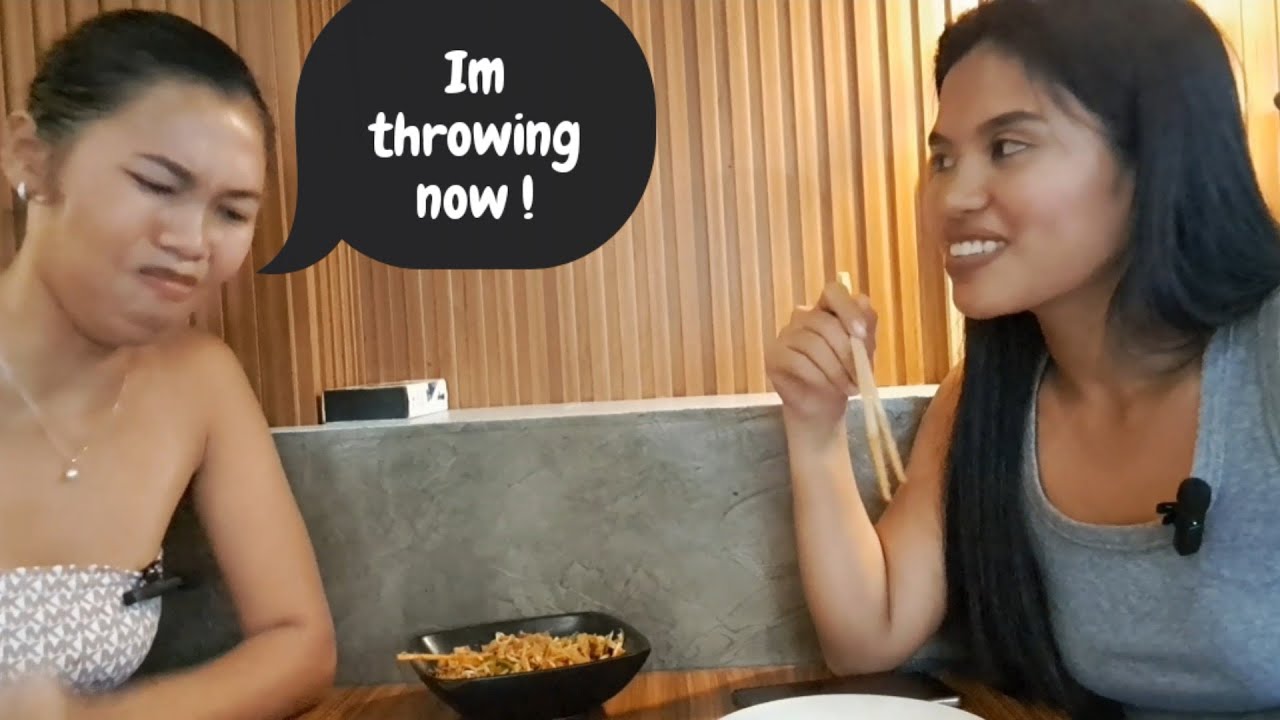 I THROW THE FOOD  DIDN'T TASTE GOOD AT ME BUT LEAH TASTE IT PERFECTLY.