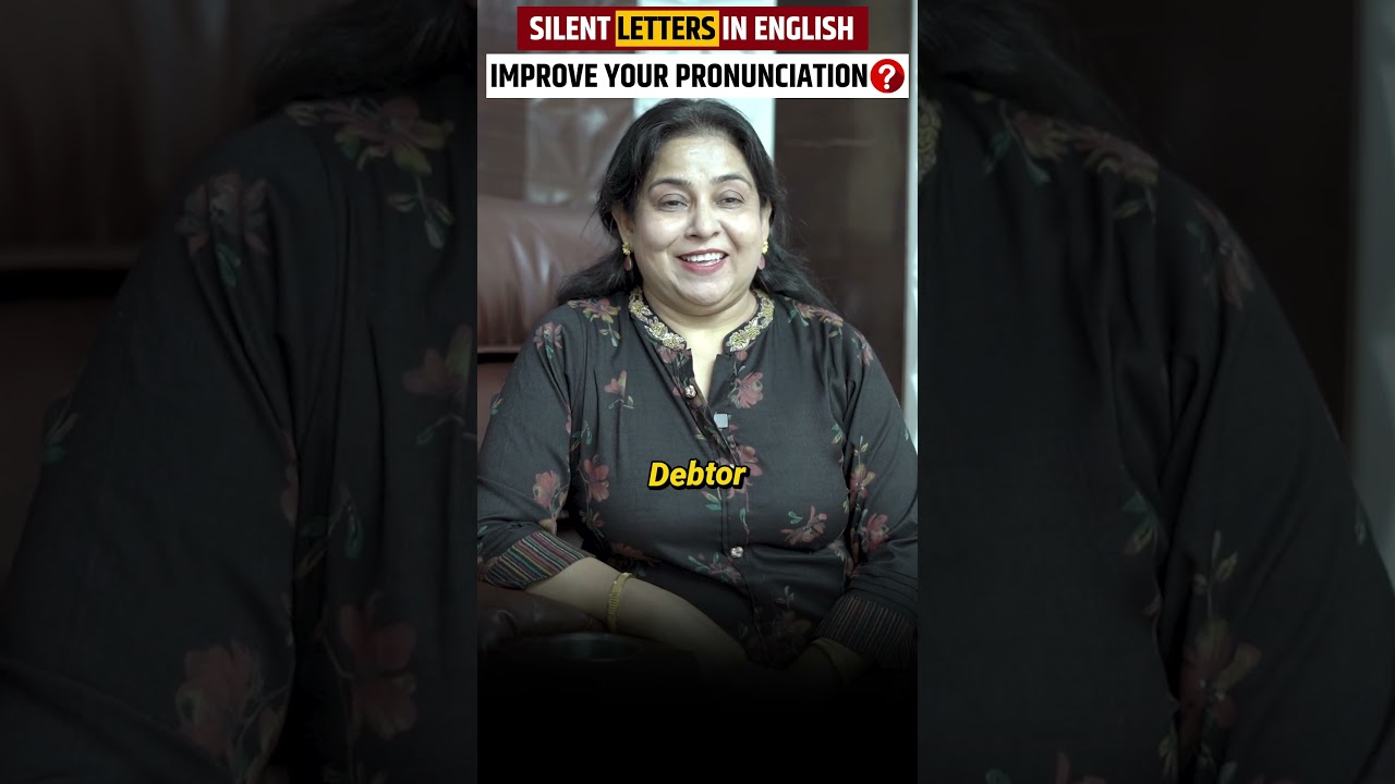 Silent Letters in English 😶 | Spoken English By Neetu Mam #spokenenglish #neetumam #pronounciation