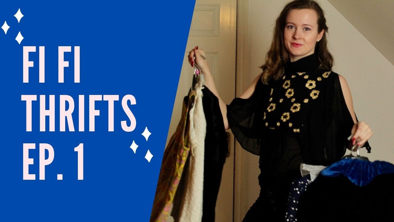 Vintage Charity Shop Haul - Cheap 1920s, 1950s Fashion - Fi FI Thrifts Ep.1