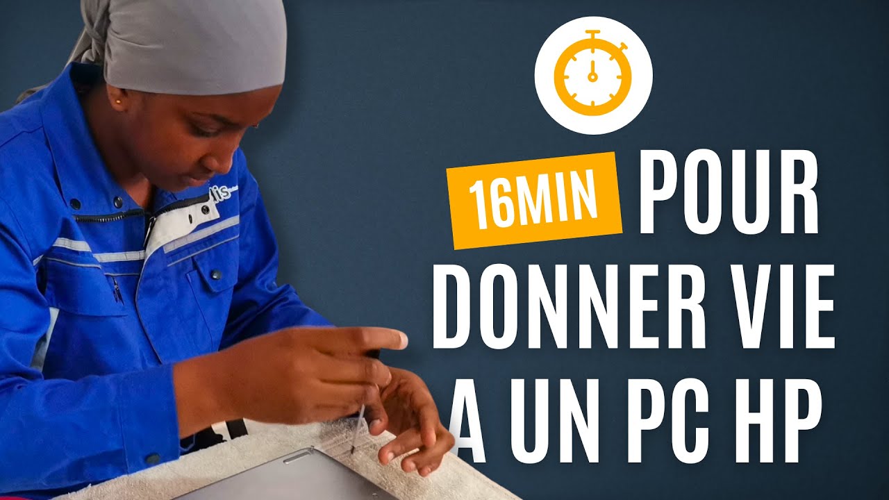 16 min pour donner vie à un PC HP !