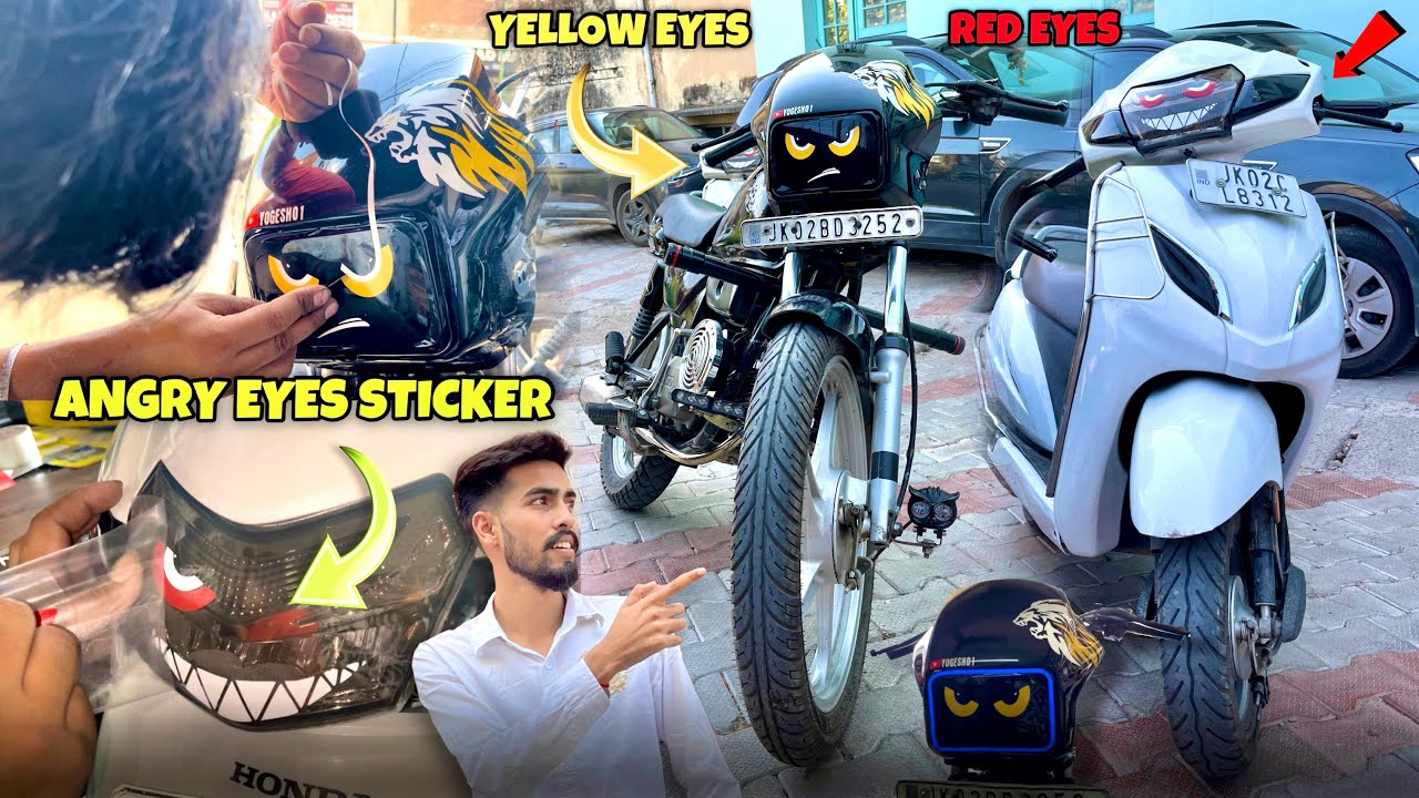 Splendor Modified | Install , Headlight , Stickers | Yogesh01