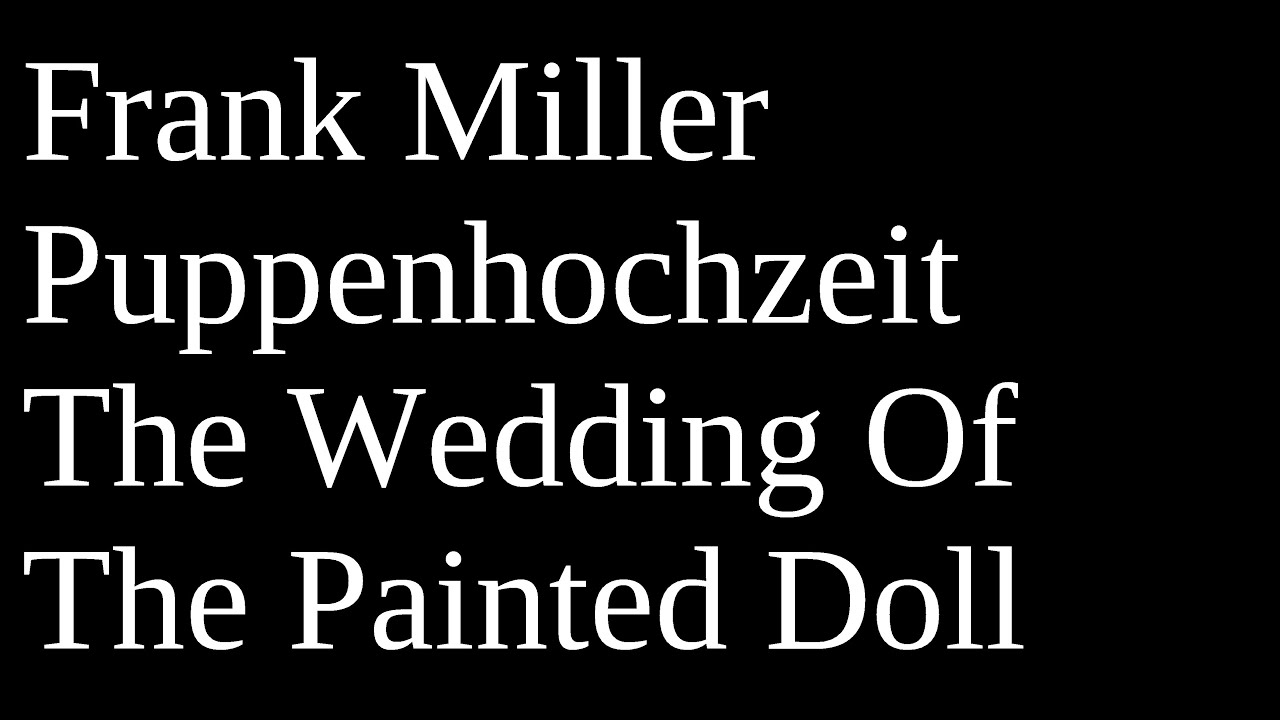 Frank Miller - Puppenhochzeit / The Wedding Of The Painted Doll - Instrumental (1929)
