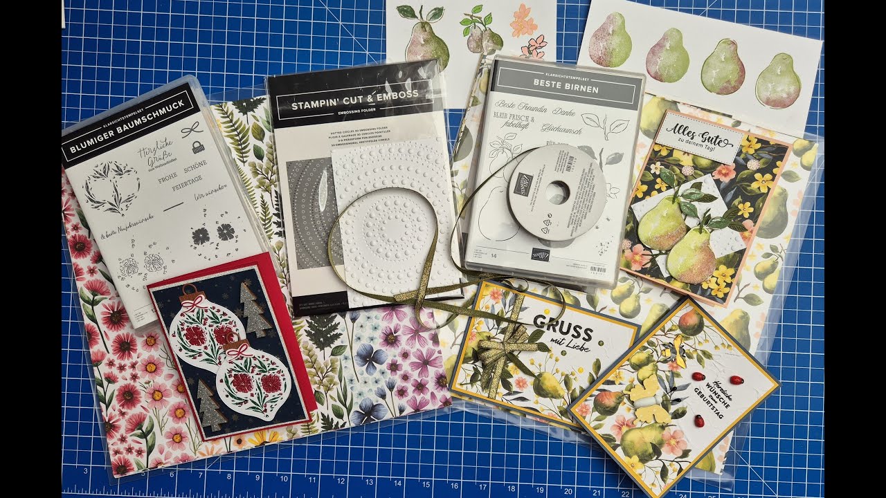 Stampin Up Haul und kleine Presentation von der Produktreihe Beste Birnen