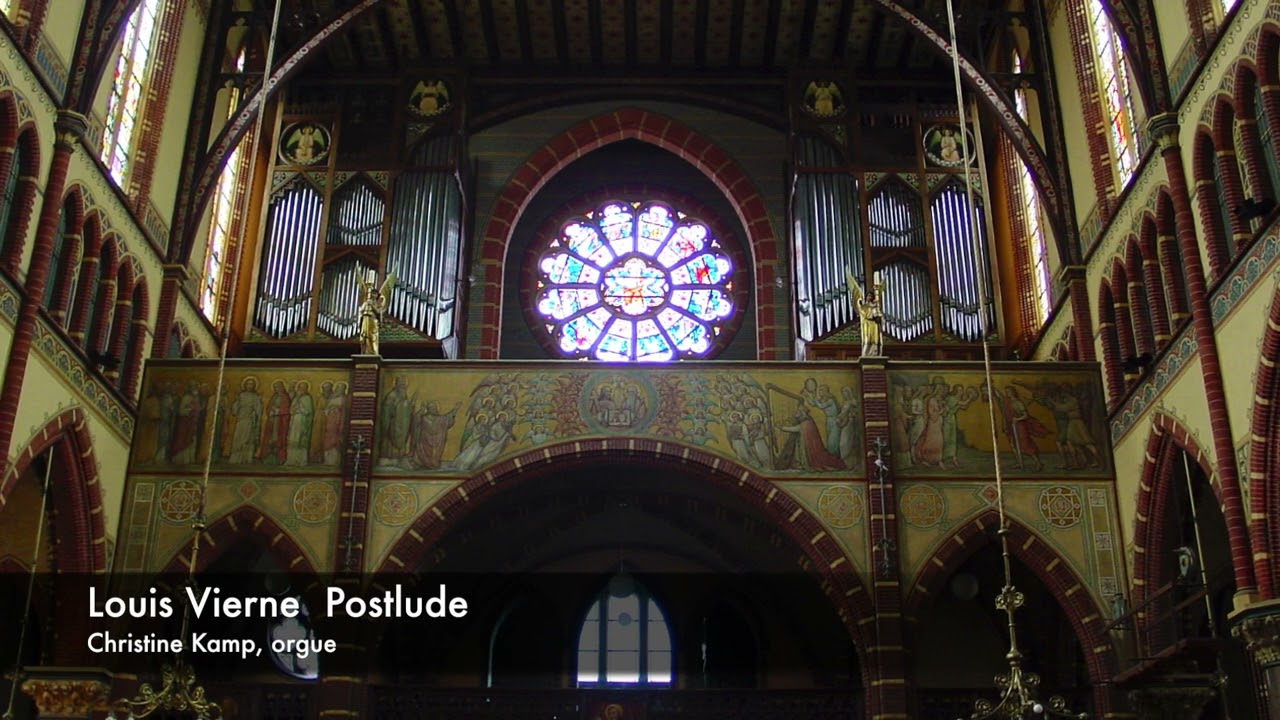 Louis Vierne - 24 Pièces en style libre Op 31 Nº12: Postlude - Christine Kamp, Orgue Adema