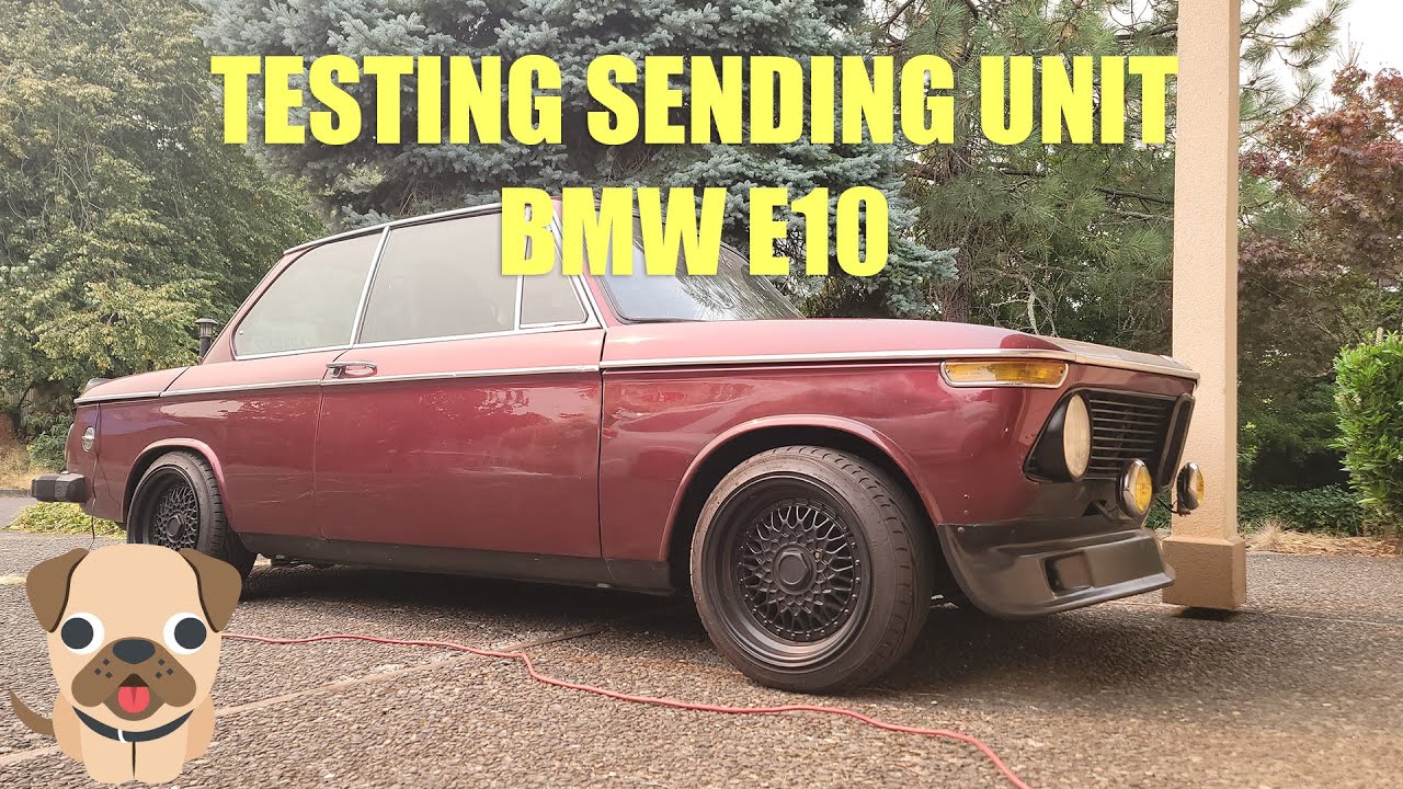 BMW e10 2002 1600 bavaria checking and testing fuel sending unit