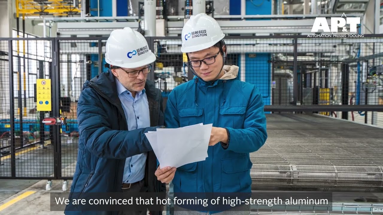 Sington Technology first in China to use AP&T's technology for hot forming of high-strength aluminum