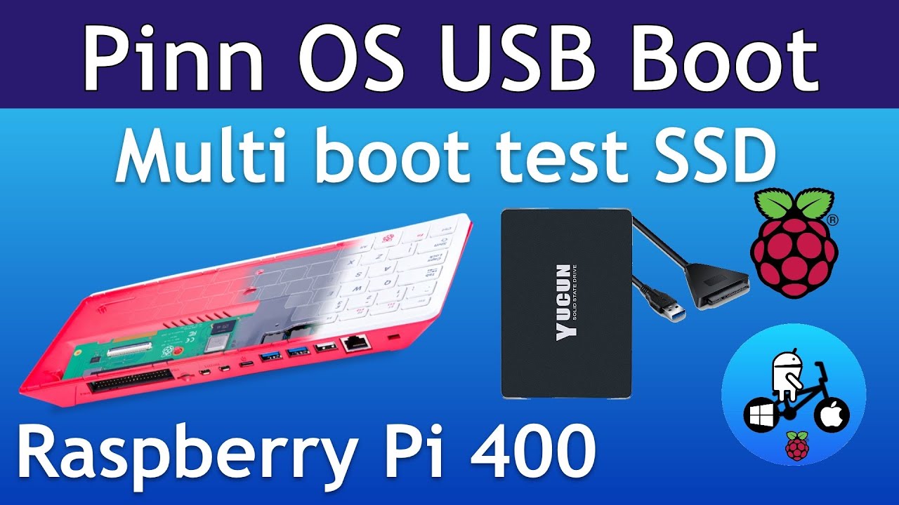 How to setup Pinn OS on Raspberry Pi 400. SSD Installation.