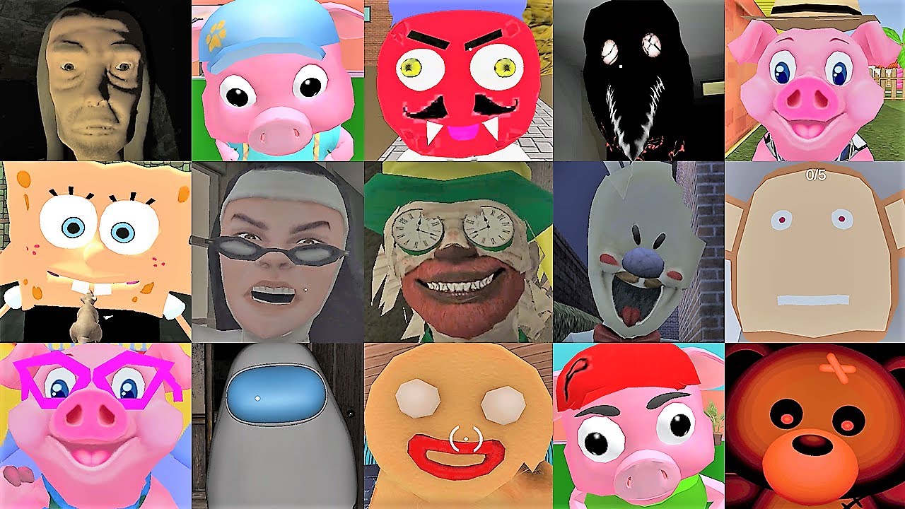 Caught Battle #28 | Evil Nun 2 Death Park 2 Ice Scream 3 Smiling-X 2 Little Nightmares 2 Krampus & +