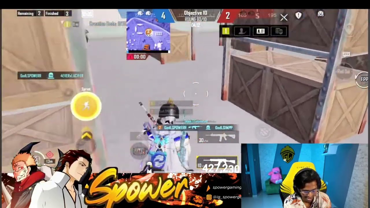 Spower & Jonathan 💀 | 2v2 Wow Mode Fight | Gamadiyo Hitesh
