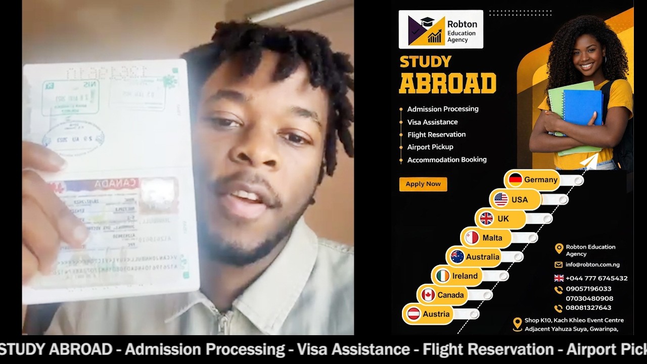 Oye Johnbull Testimonial on his successful Admission path via Robton Education Agency (REA)