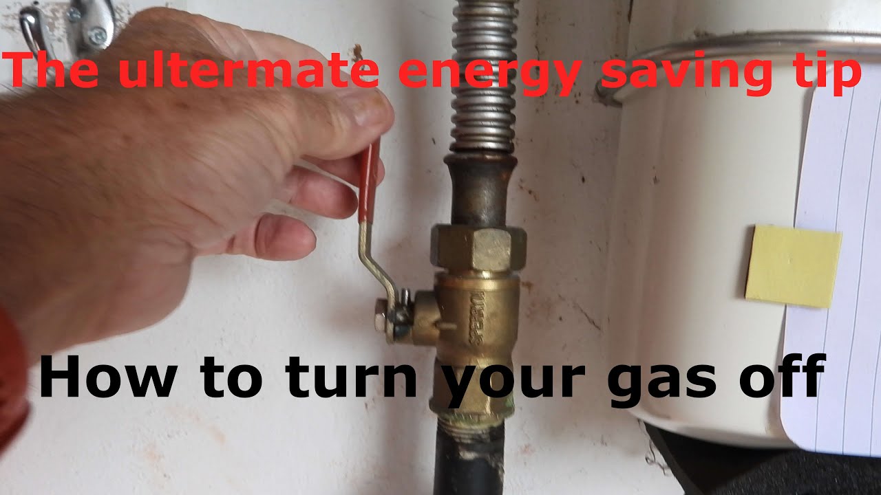 How to turn your gas off. The ultimate energy saving tip.