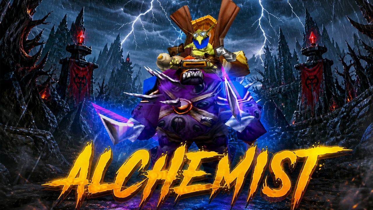 🔴DOTA 1 - АЛХИМИК! Комбек игра с ФИДА! (ПАТЧ 495)