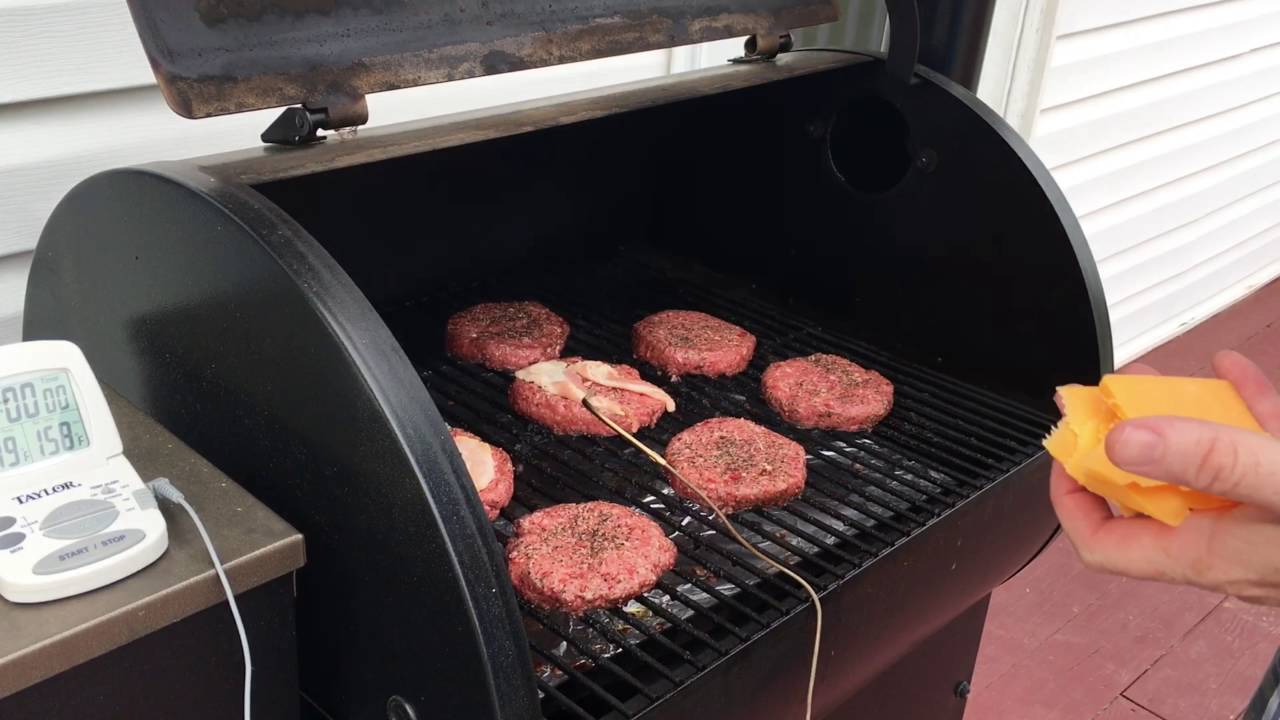 How To Cook Hamburgers On a Traeger without Flipping Them