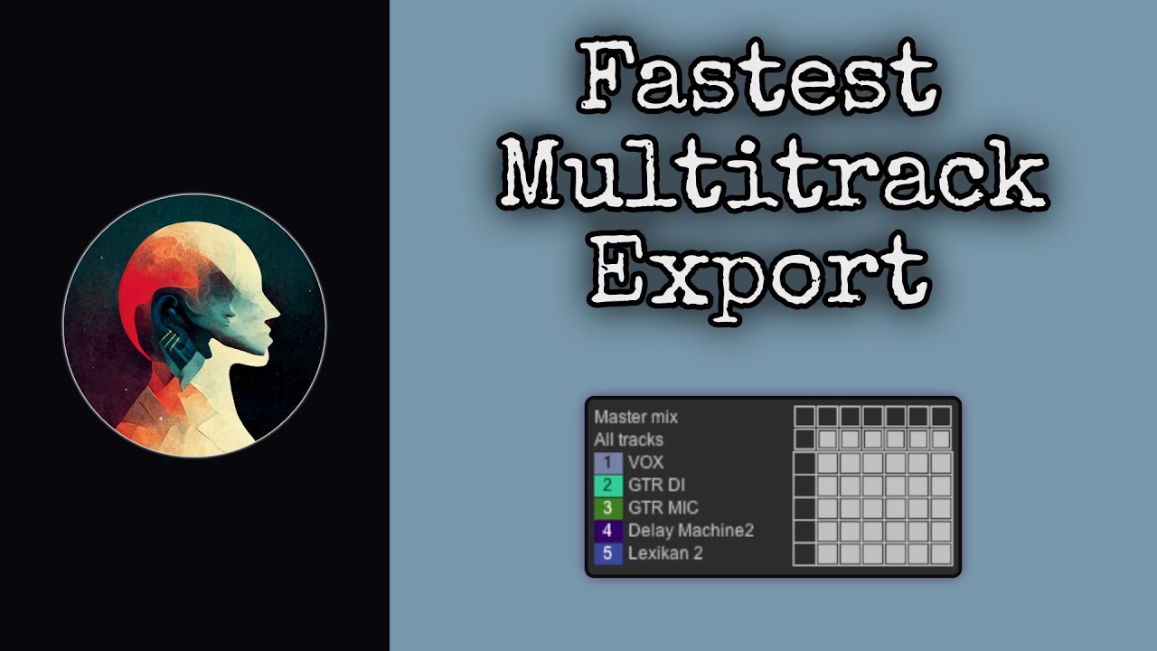 How to Make Stems in Reaper: Region Render Matrix the Fastest Multitrack Export