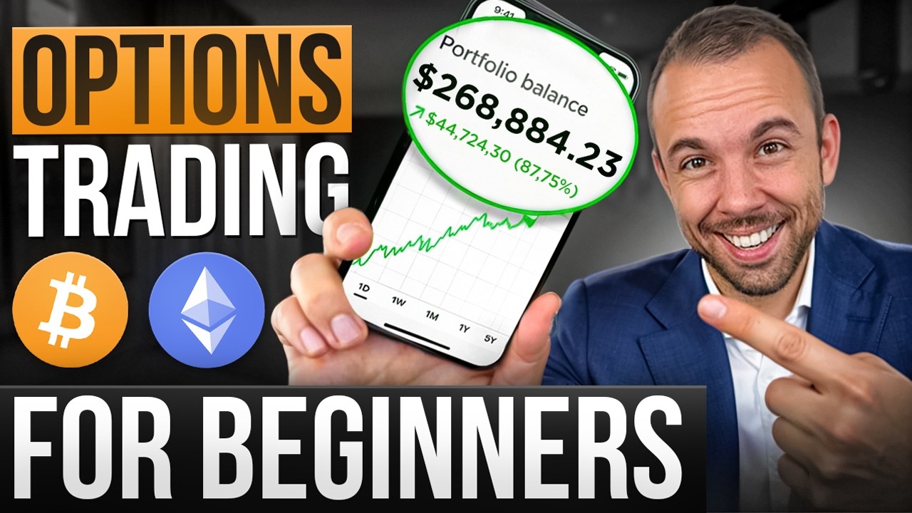 CRYPTO OPTIONS for Beginners in 15 Min (Learn the Basics FAST + EXAMPLES)