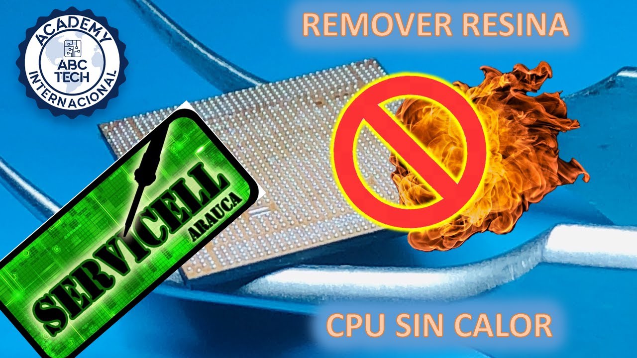 SUPER FÁCIL REMOVER RESINA CPU EN FRIO SIN CALOR