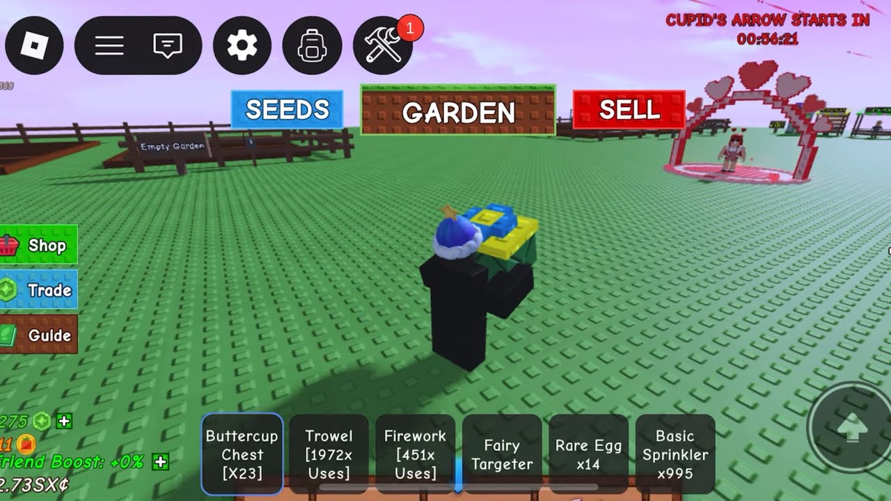 opening buttercup chests in gag